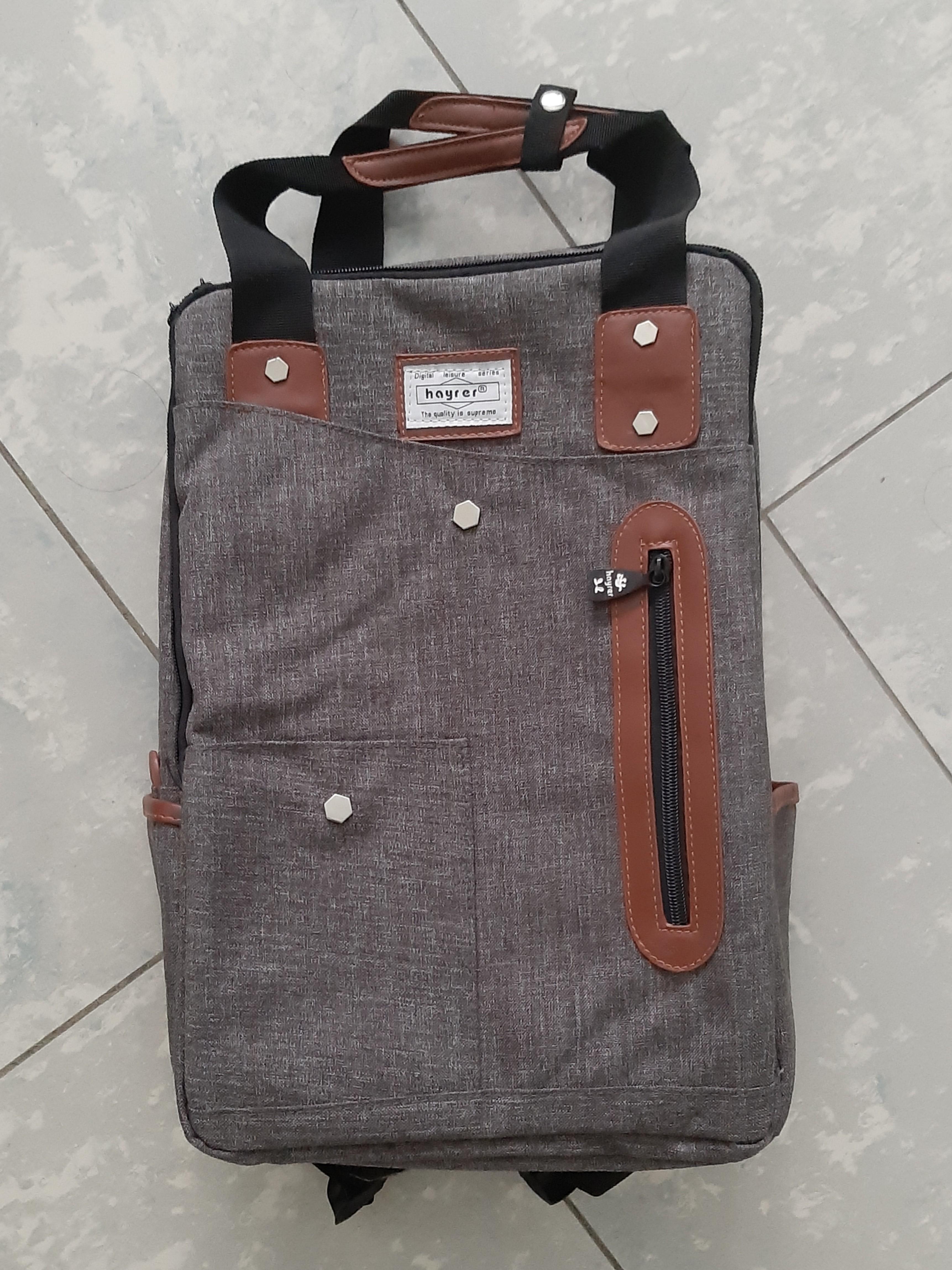 BRAND NEW Hayrer Convertible 2in1 laptop bag and backpack, Men's