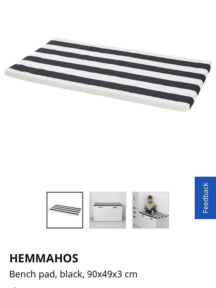 Ikea HEMMAHOS bench cushion Furniture Home Living Home Decor