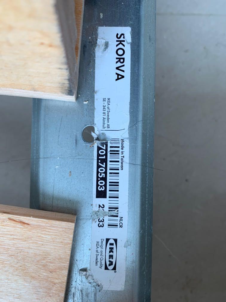 Ikea Nesttun Double Bed Frame, with extra support beam, 傢俬＆家居, 傢俬, 床架及床