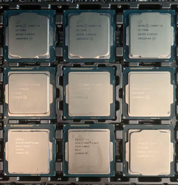 Intel Core i5-4670 Processor (Category: Computer Parts) located in Mandaluyong City. Submitted by l2ayne (Listing ID 274517375, Image 2). Description: Intel Core i5-4670 Processor Haswell 4th Gen, 1150 Socket Price 3k each 9pcs avail Bare processor No Box No Fan Intel Diagnostic Test PASSED Tpc id l2ayne Accept shipping / COD thru LBC, Lalamove or Grab express delivery Buyer will shoulder shipping fee Pick up in Hulo, Mandaluyong Meet up MRT Buen