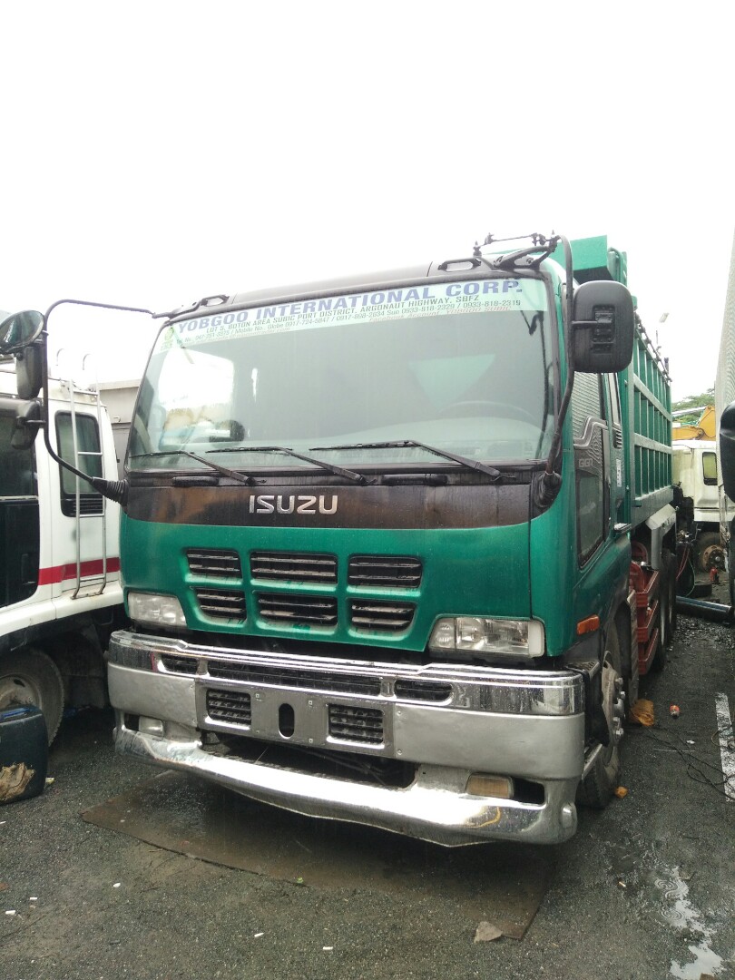 Isuzu giga dump truck 10w 6wf1 in subic