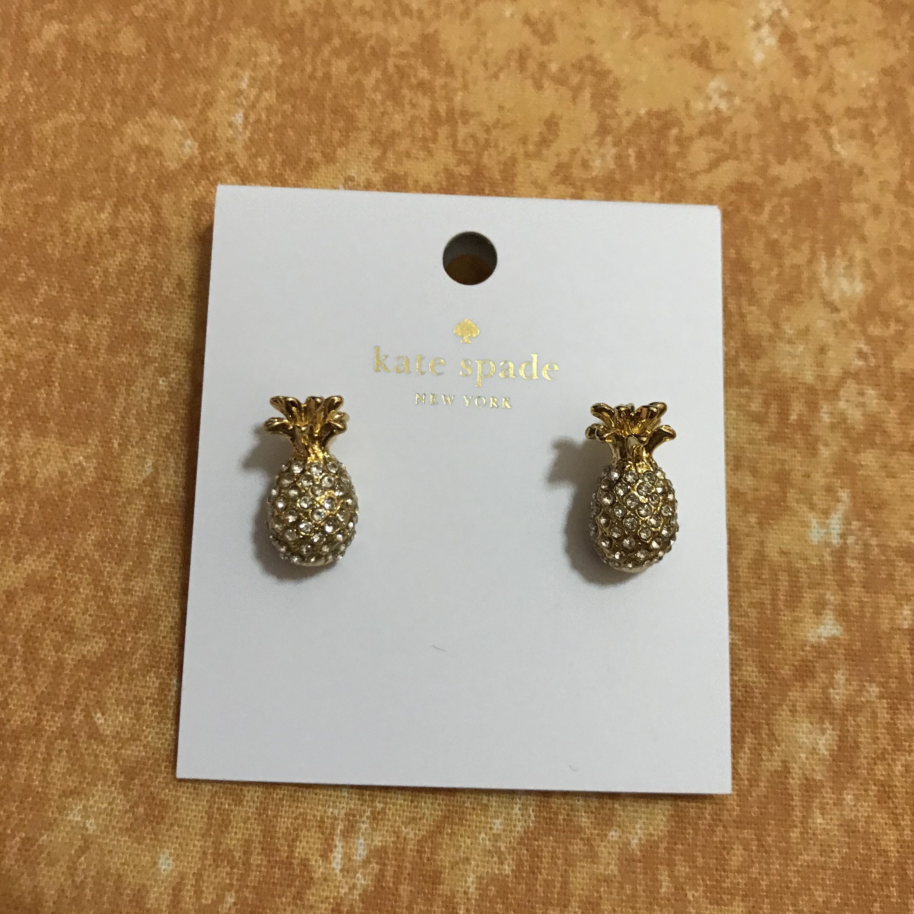 Pineapple earrings cheap kate spade