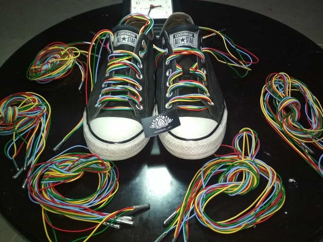 sepatu converse rainbow