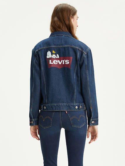 levi's peanuts denim jacket