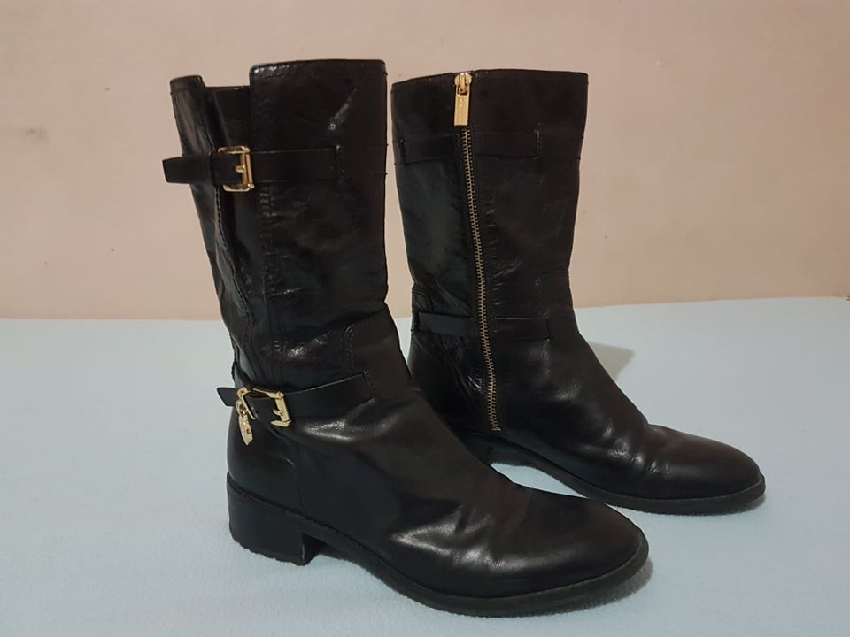 michael kors riding boots womens