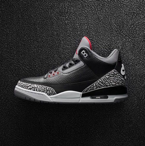 jordan retro 3 black