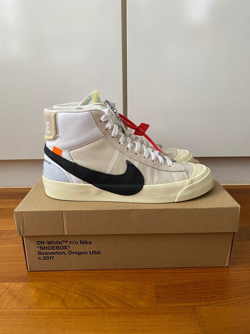 Nike Off White Blazer The Ten Men S Fashion Footwear Sneakers On Carousell