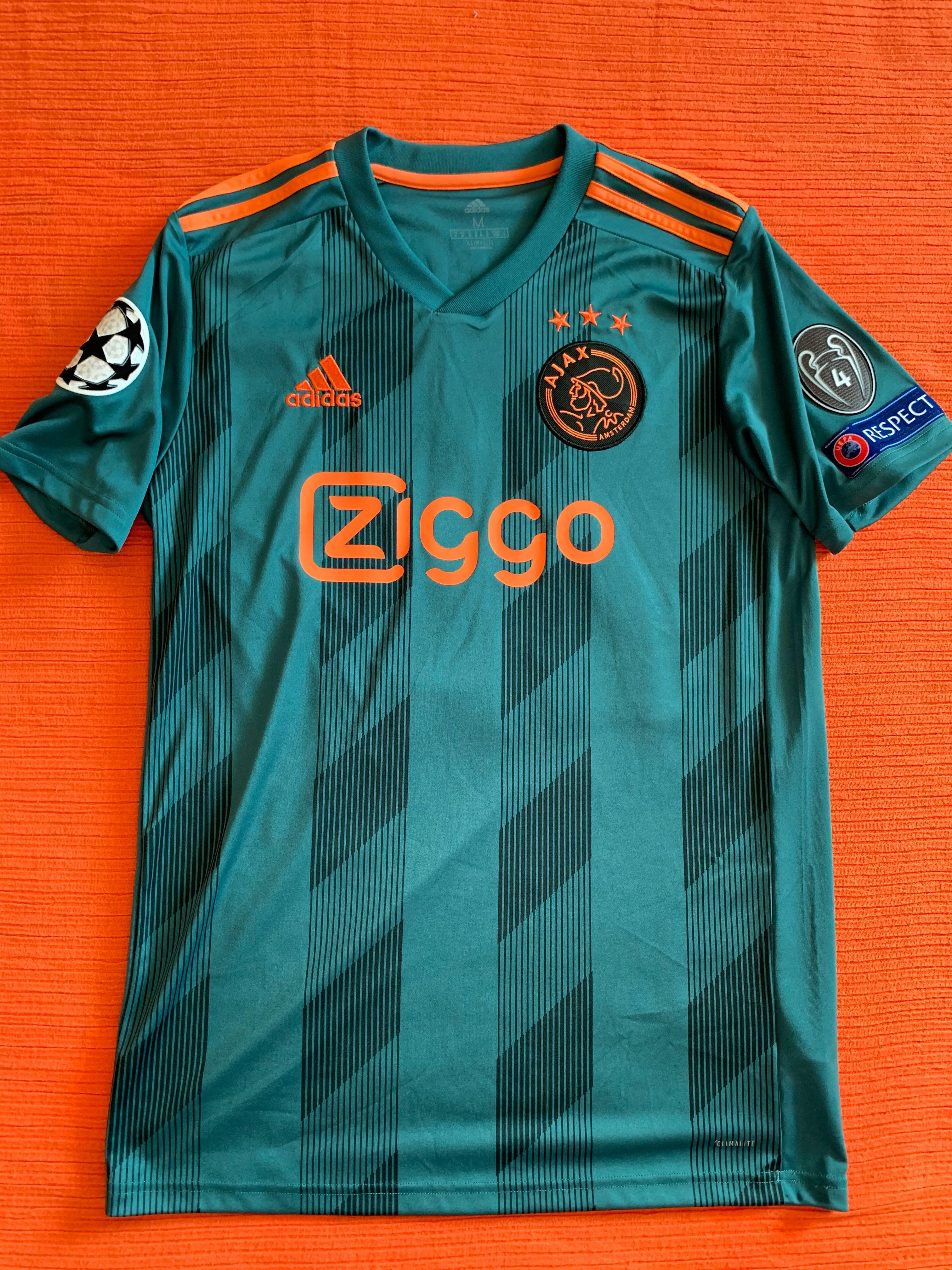 Official Ajax Amsterdam Away Jersey Sports Sports Apparel On