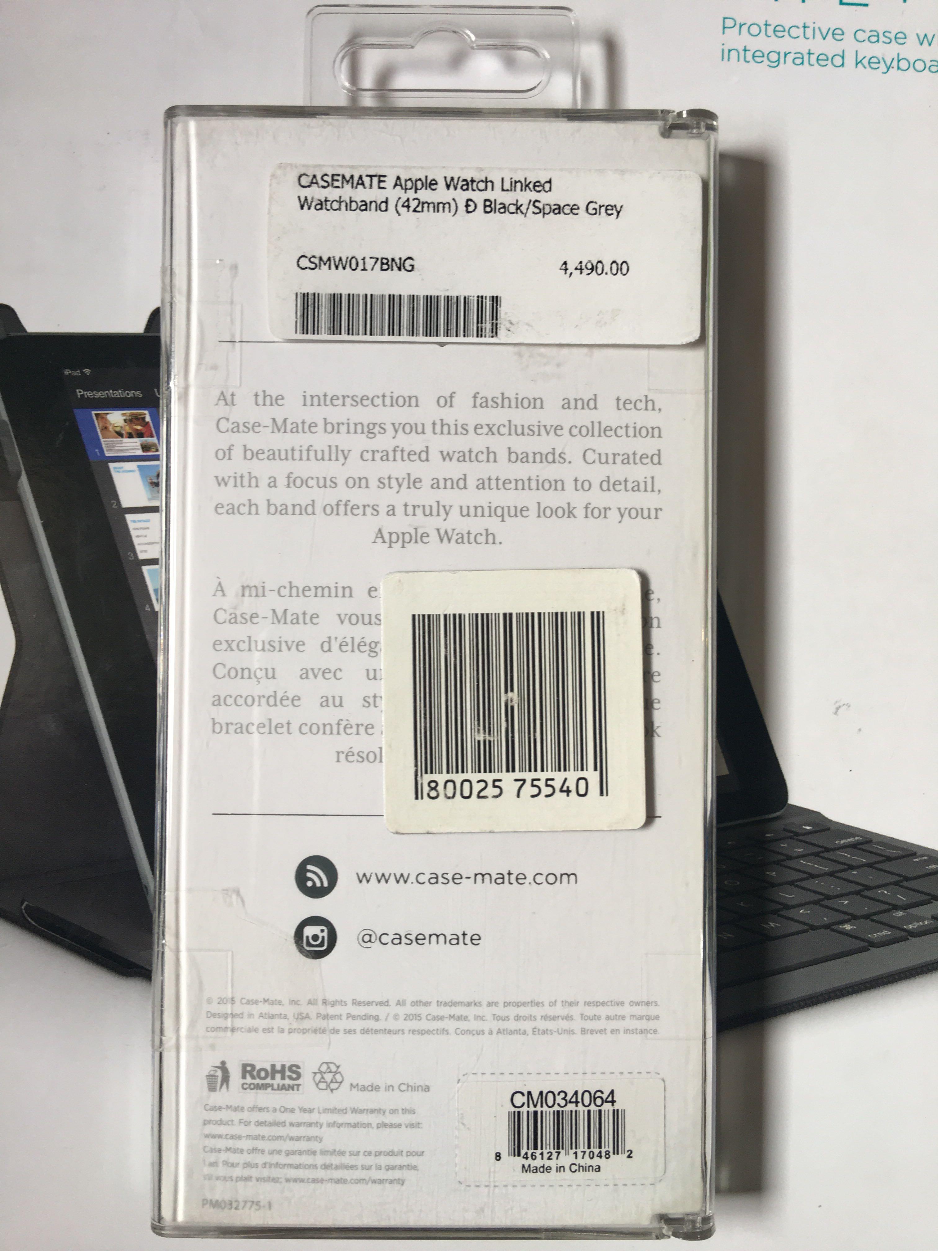 Case mate metal discount linked watch band