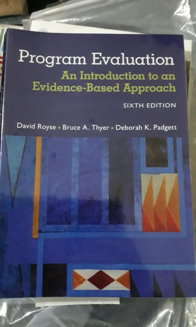Program Evaluation Books Stationery Textbooks Professional