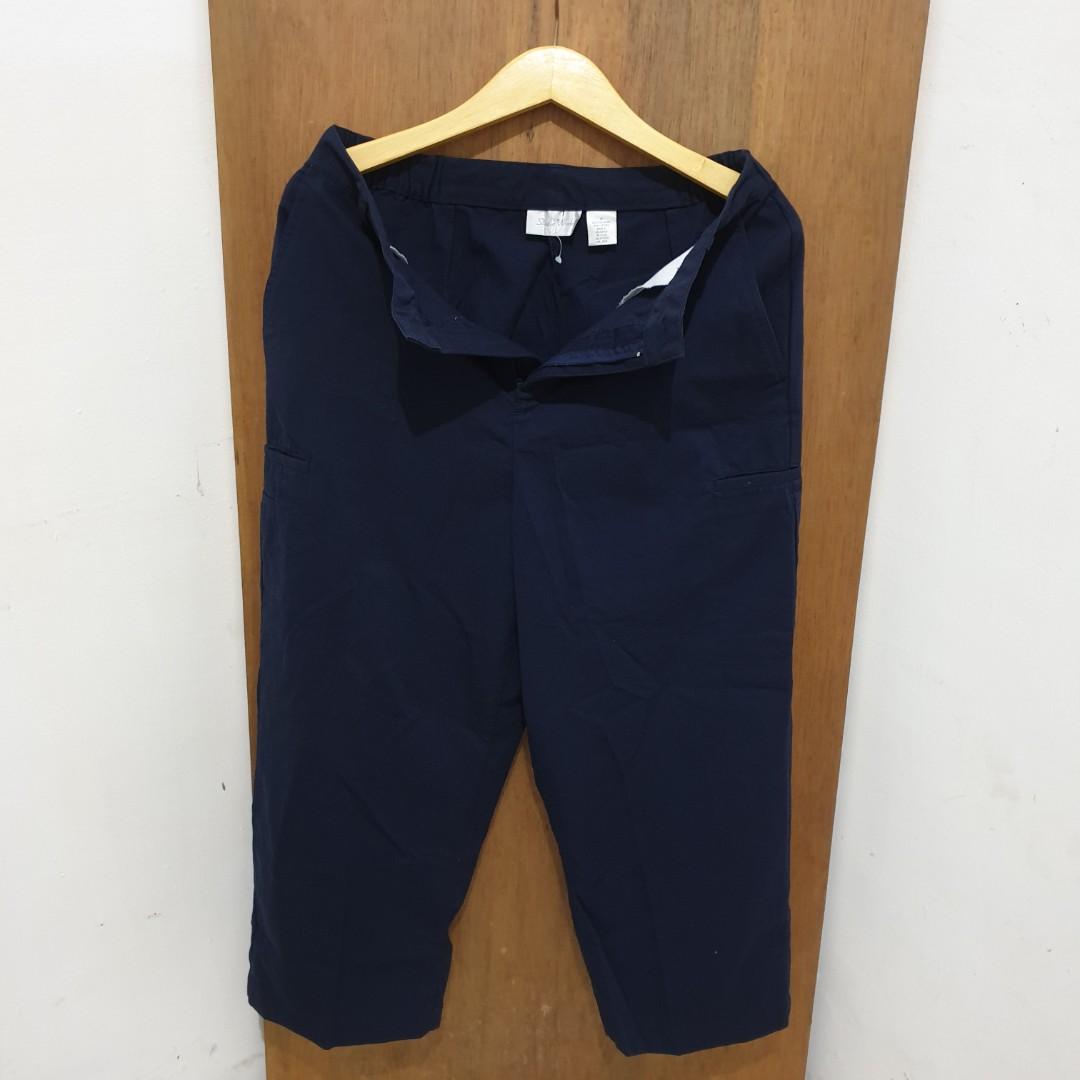 Studio Works Casual 3 4 Pants Women Authentic THR2020 Fesyen