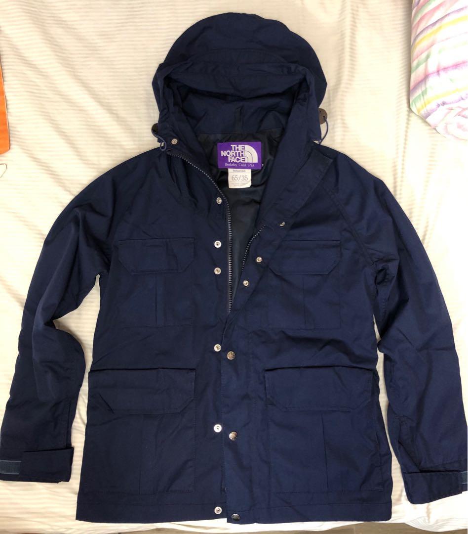 the north face purple label mountain parka