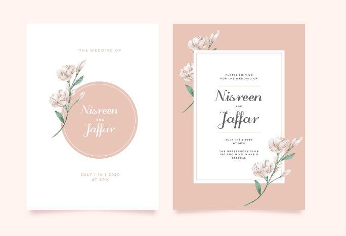 Wedding Invitations Stickers Name Cards Design Craft Art Prints On Carousell