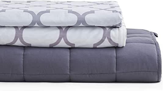 YnM Weighted Blanket 3 Pieces Set with 2 Duvet Covers 60x80 Furniture Home Living Bedding Towels on Carousell