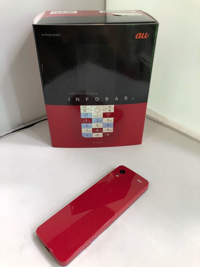 京セラINFOBAR xv kyx31 [NISHIKIGOI] sim free 日版2手90%new fullset