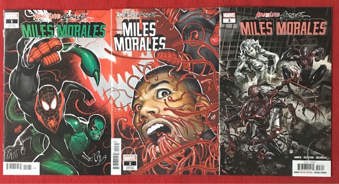 Absolute Carnage Miles Morales Marvel Comics Books Stationery Comics Manga On Carousell