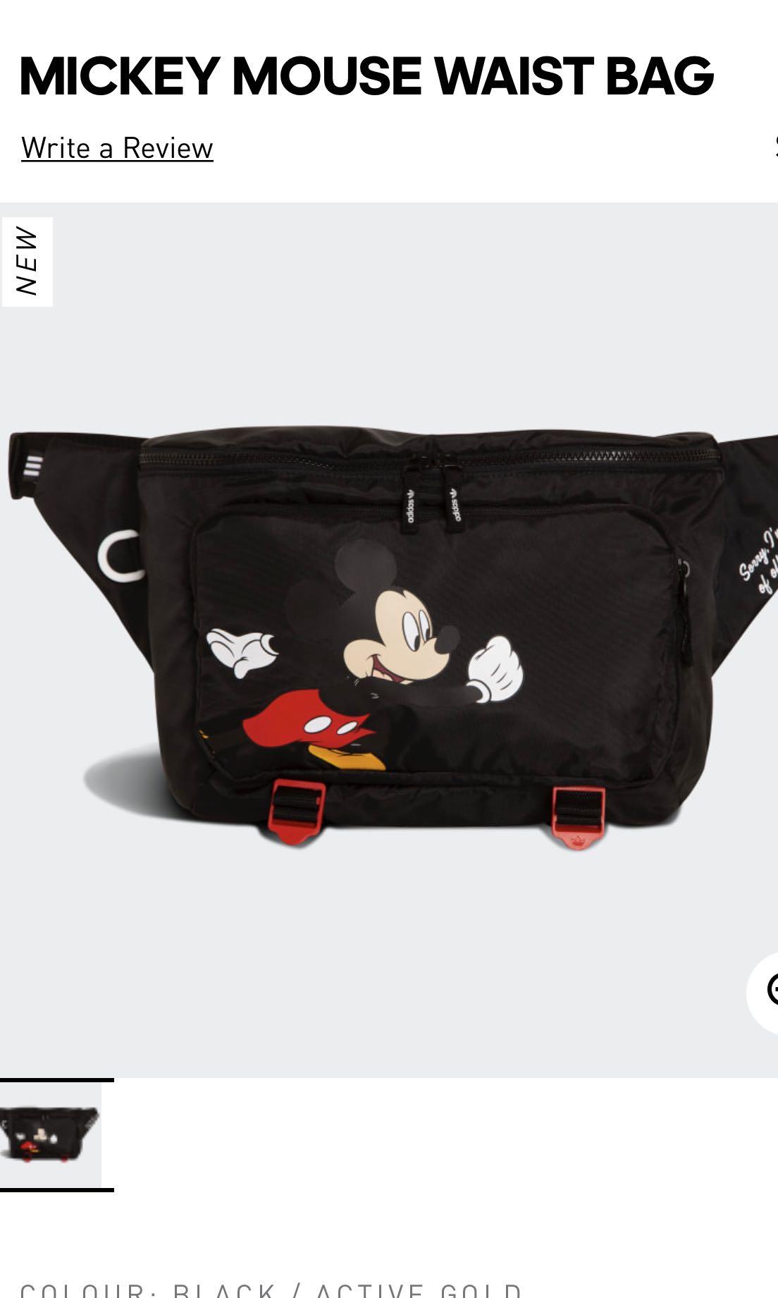 adidas mickey mouse bag