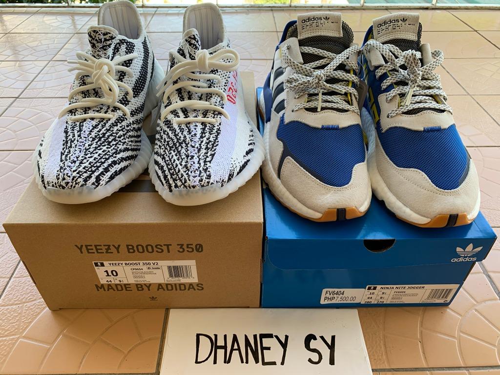 Yeezy Zebra Sapatos Namis de Homen Adidas com o