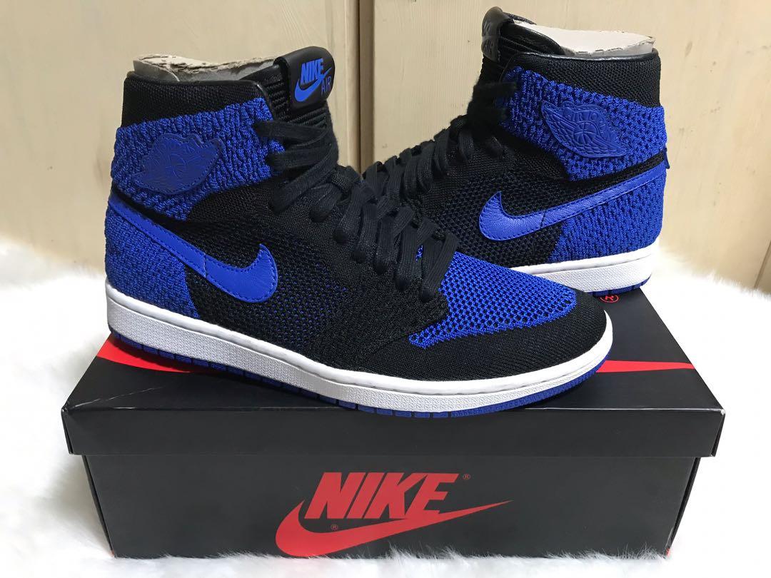 jordan 1 flyknit blue