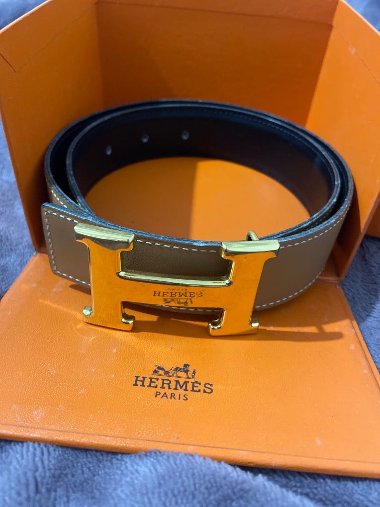 how to tell a real hermes belt