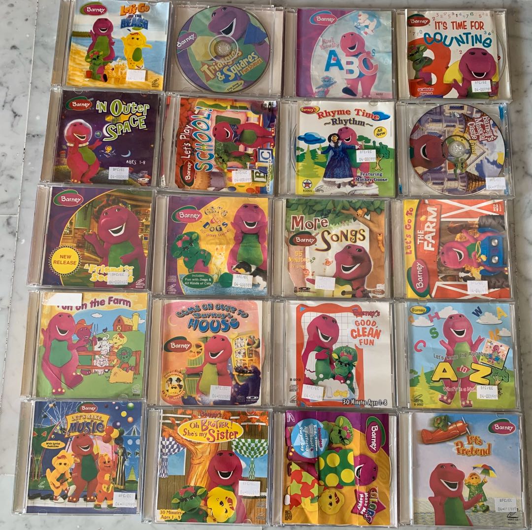Barney VCDs!, Hobbies & Toys, Music & Media, CDs & DVDs on Carousell