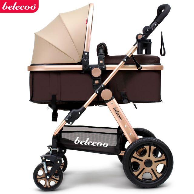 belecoo stroller rose gold