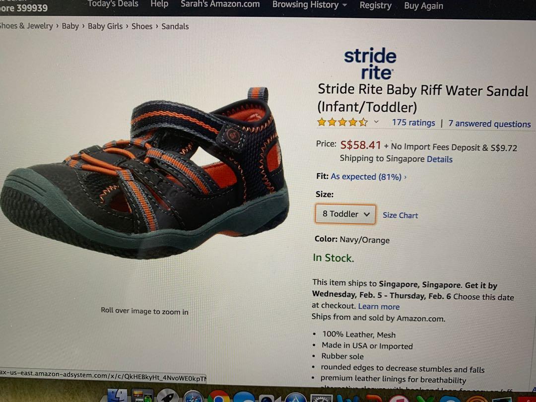 Stride rite riff sandal top
