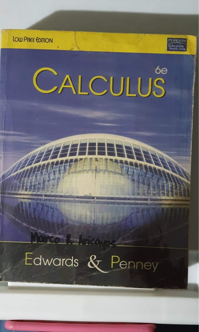Calculus 6e by Edwards and Penney, Hobbies &amp; Toys, Books &amp; Magazines ...