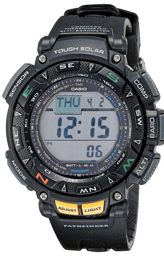Casio pathfinder solar watch sale