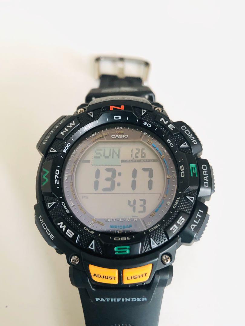Casio pathfinder cheap solar watch