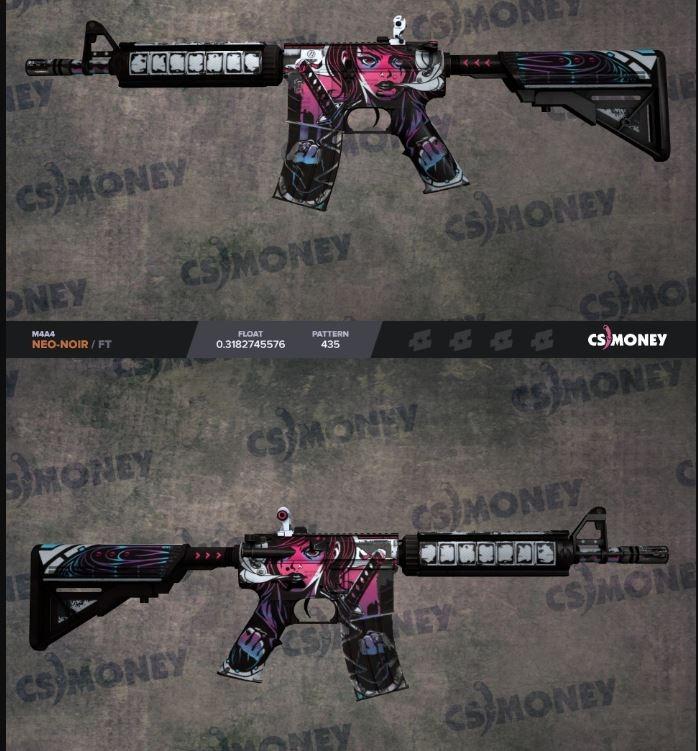 Csgo M4 Neo Noir Ft Toys Games Video Gaming In Game Products On Carousell