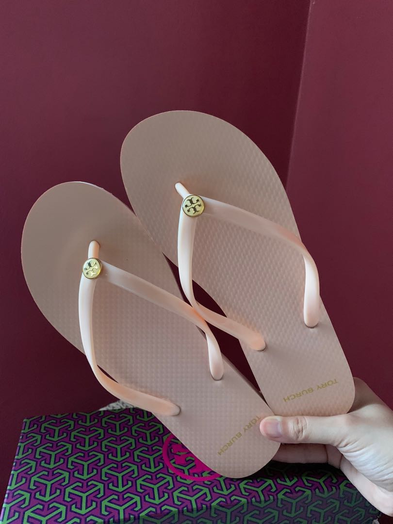 NEW Tory Burch Blush Pink Flipflops 