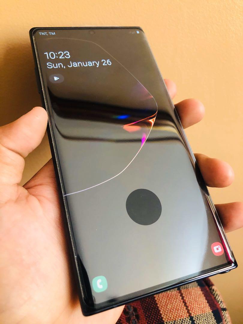 For sale! Note 10+ 256 gb RUSH!!!! (Category: Samsung) located in General Trias. Submitted by marsemars (Listing ID 274649047, Image 1). Description: No issues! check all you want. ntc sealed complete with box .