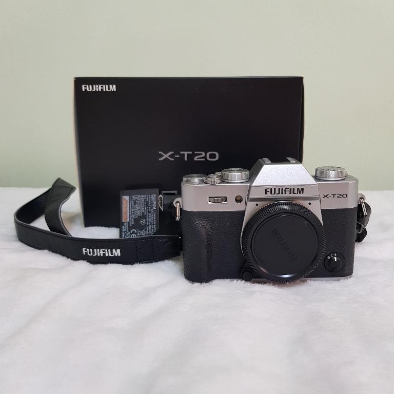 Fuji Fujifilm X T20 Silver Body Only Near Mint Photography Cameras Mirrorless On Carousell