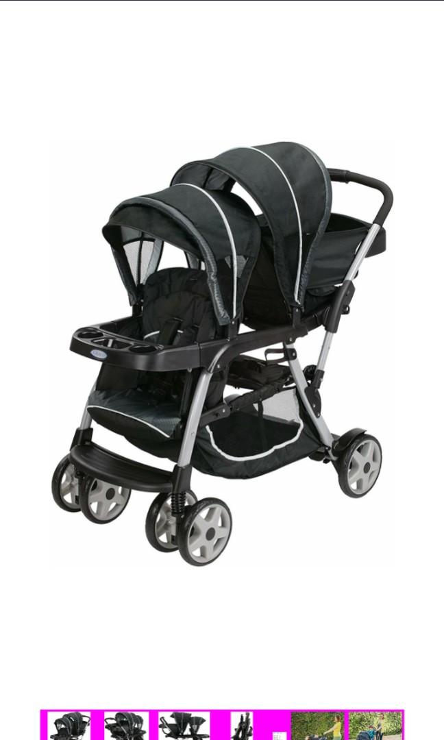 two seater stroller for baby and toddler