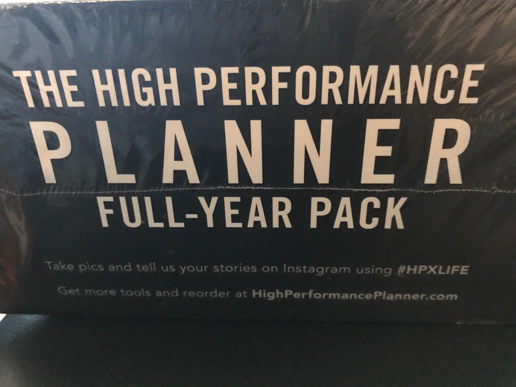 High Performance Planner (Category: Stationery & School Supplies) located in Singapore. Submitted by anamikatalwar (Listing ID 274701321, Image 3). Description: Full year pack. Based on the worlds largest study of high performers and how they increase productivity, set goals, prioritise and create the positive meet beset and habits to win the day..
