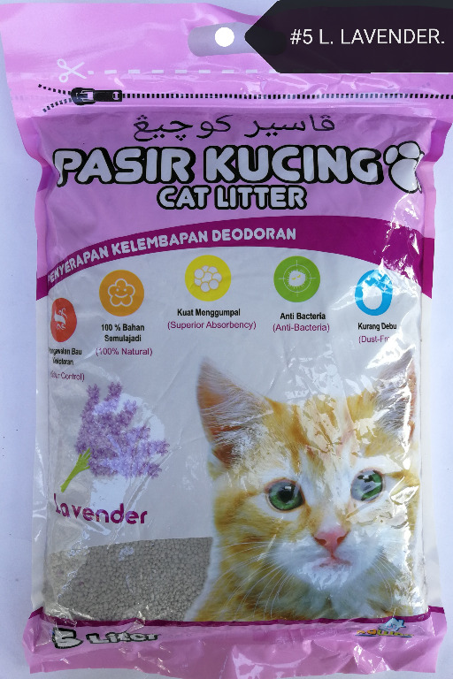 Kawan Clumping Cat Litter Sand Pasir Kucing 5Litre, Pet Supplies 