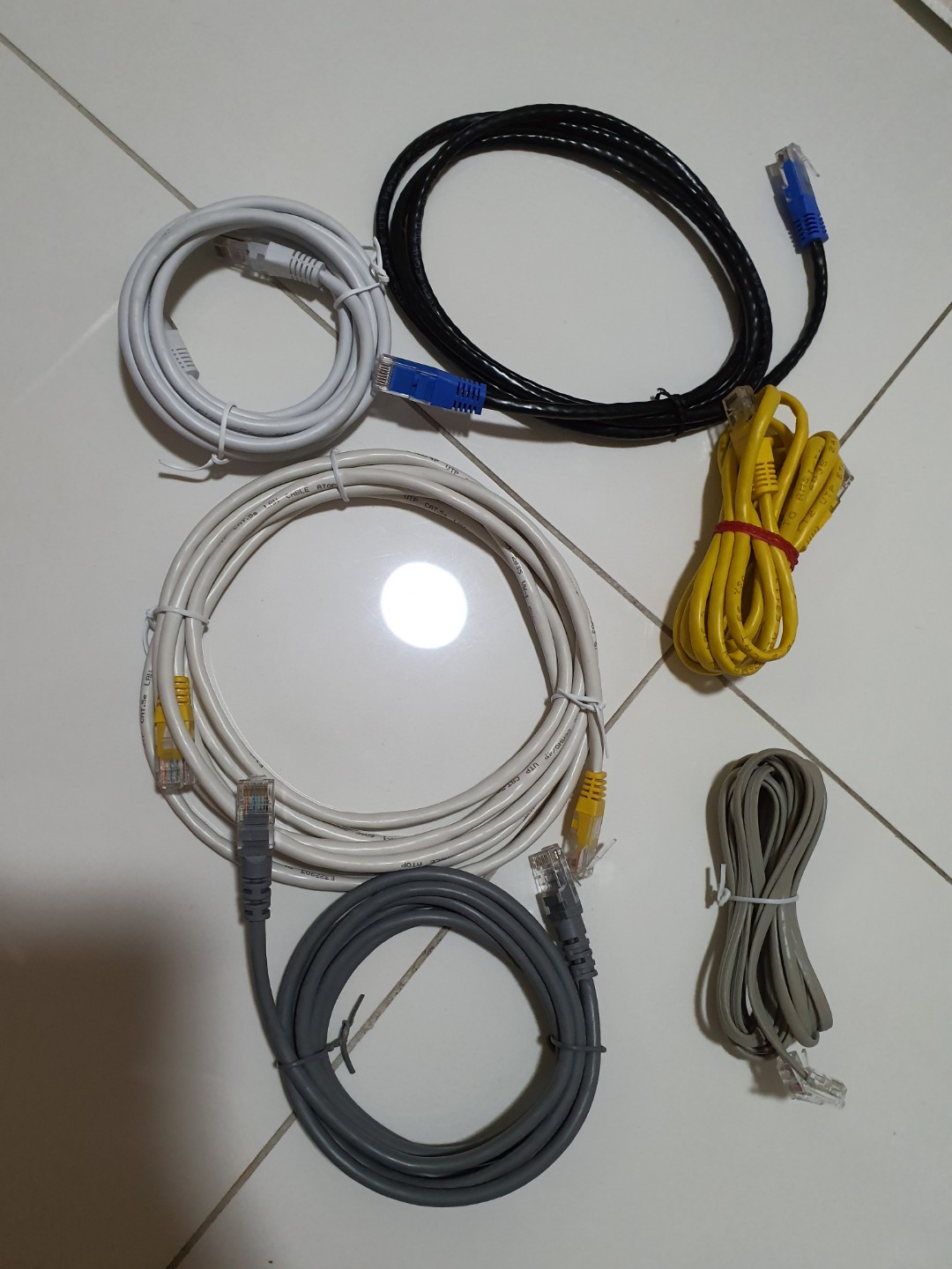 LAN cables, Computers & Tech, Parts & Accessories, Cables & Adaptors on ...