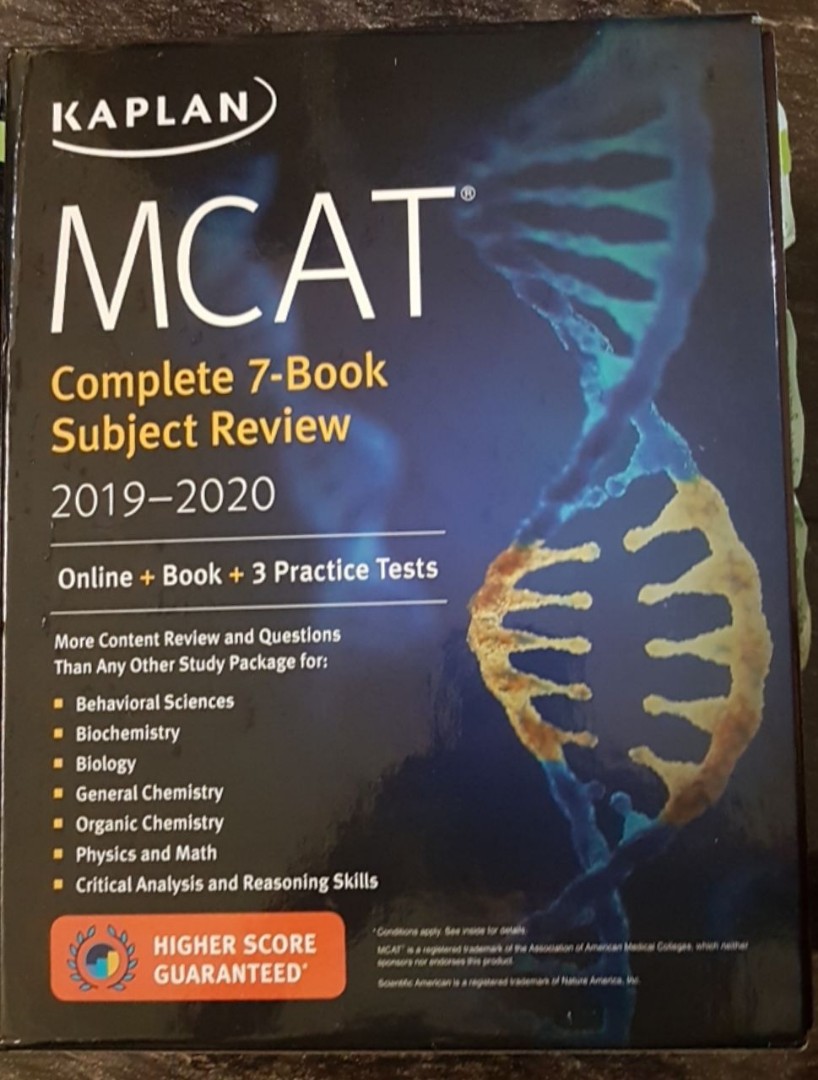 MCAT complete 7book subject review, Hobbies & Toys, Books & Magazines