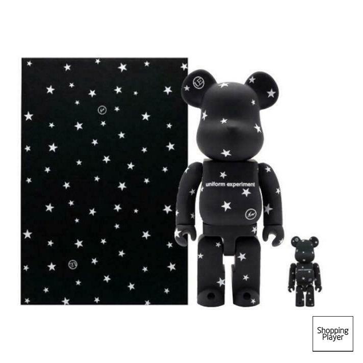 Medicom Fragment x Uniform Experiment 400% + 100% Bearbrick Be@rbrick