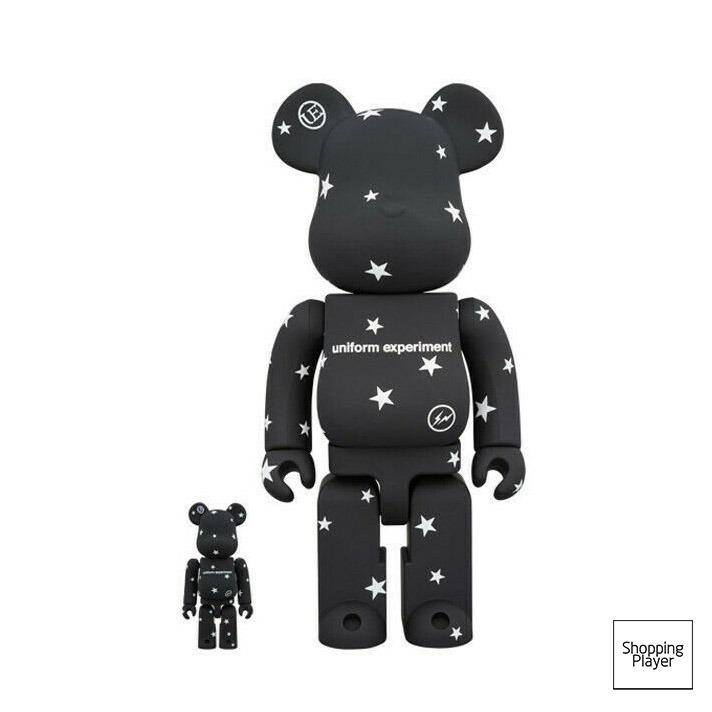 Medicom Fragment x Uniform Experiment 400% + 100% Bearbrick Be@rbrick