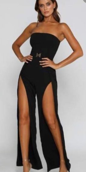 Livia strapless jumpsuit clearance