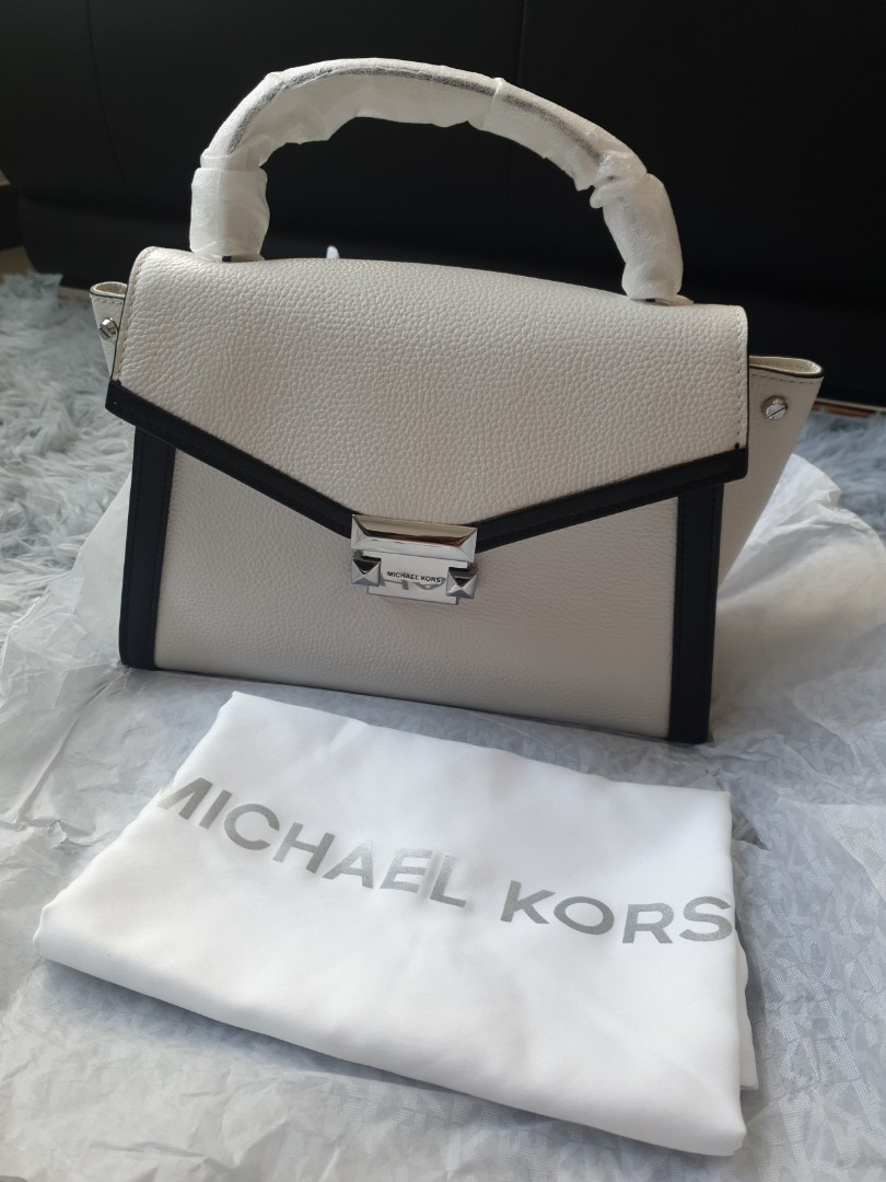 Whitney medium pebbled leather satchel outlet