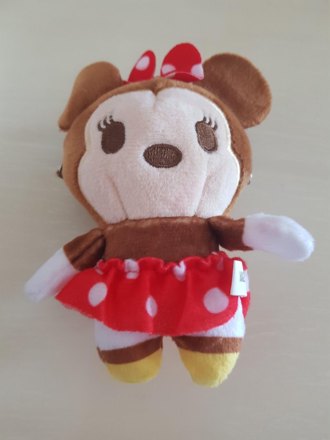 minnie mouse plush in pouch