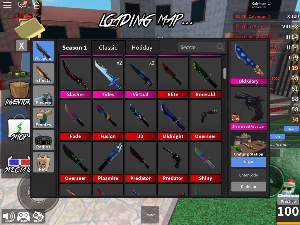Restock Mm2 Knifes Roblox Toys Games Video Gaming In Game Products On Carousell - roblox mm2 trading robux for knives