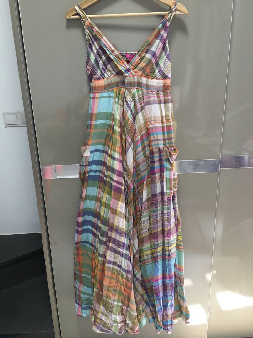monsoon rainbow dress