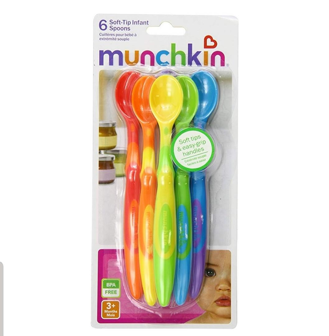 Munchkin Soft Tip Infant Spoons Babies Kids Nursing Feeding Weaning Toddler Feeding On Carousell