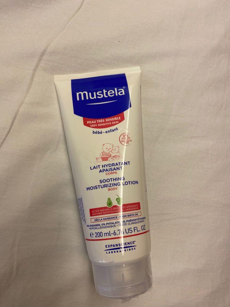 mustela soothing moisturizing lotion