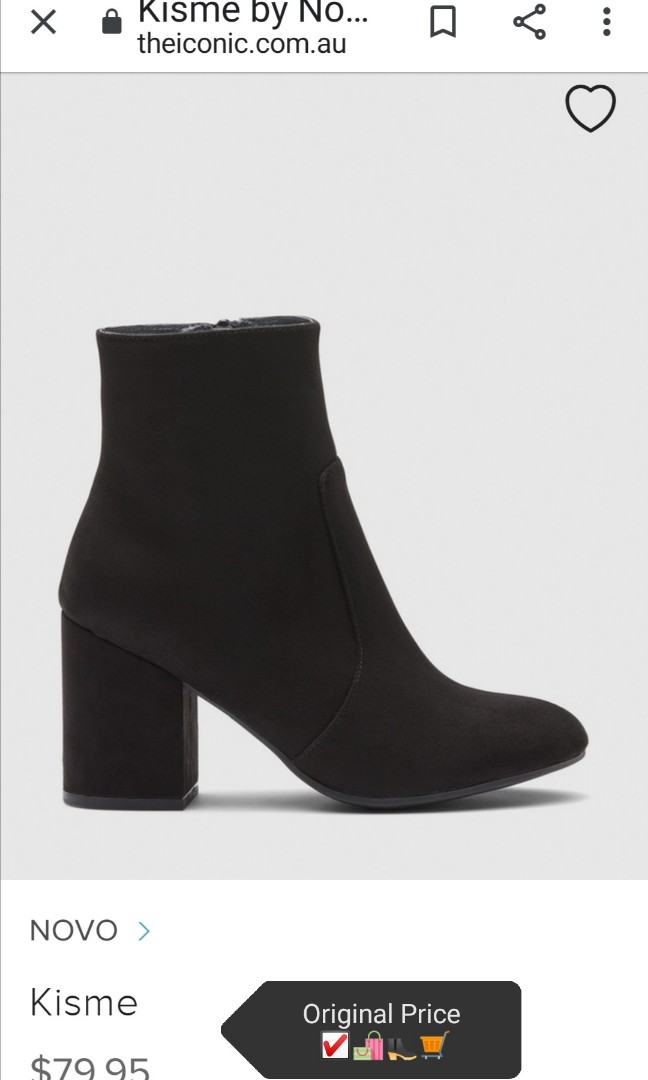 novo leather ankle boots
