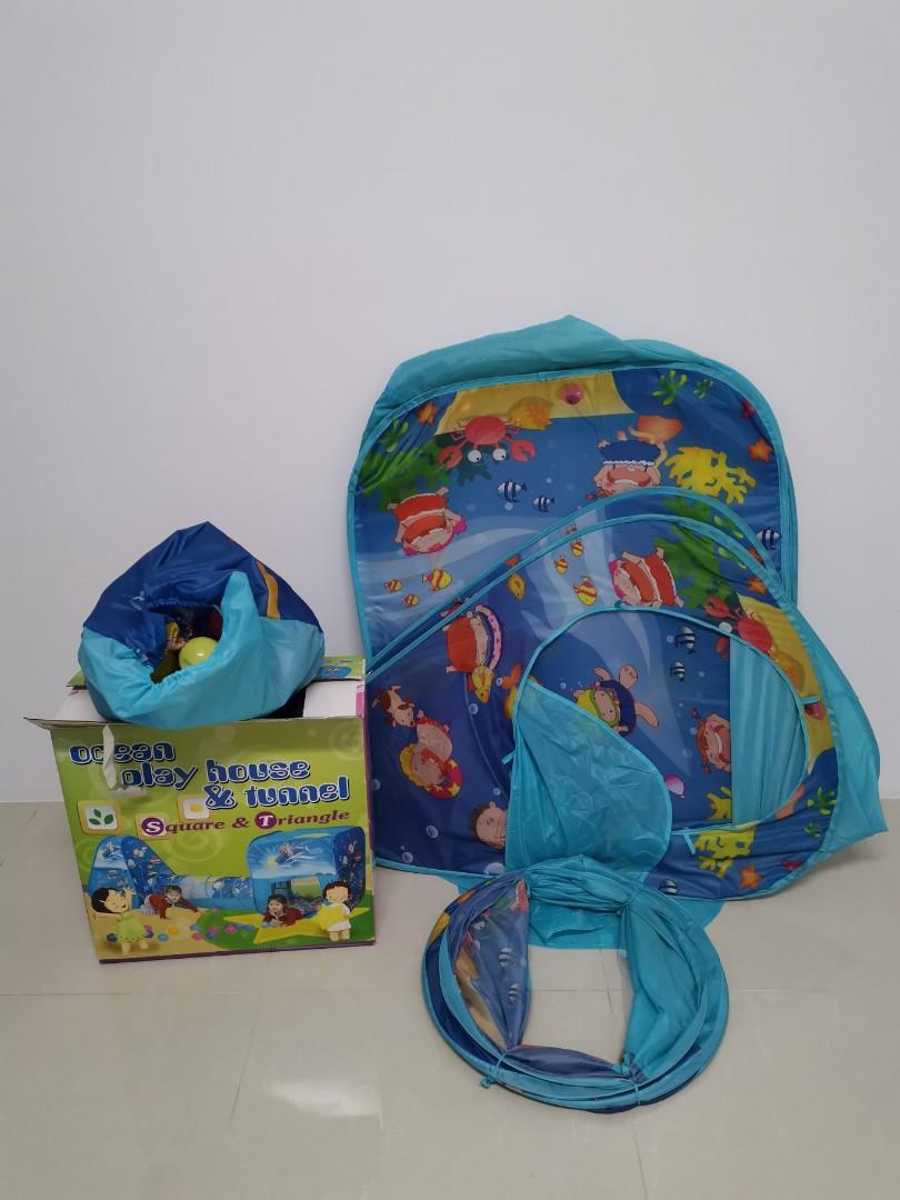 Ocean playhouse 禭道球池屋（含運）, 書籍、休閒與玩具, 文具、藝術、手工藝, 其他用品在旋轉拍賣